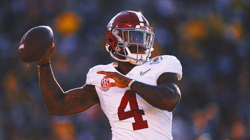 COLLEGE FOOTBALL Trending Image: Can Alabama QB Jalen Milroe make a jump in 2024?
